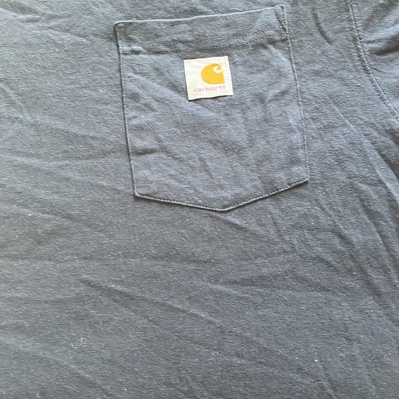 Carhartt Blue Original Fit Men's T-shirt - Picture 3 of 4